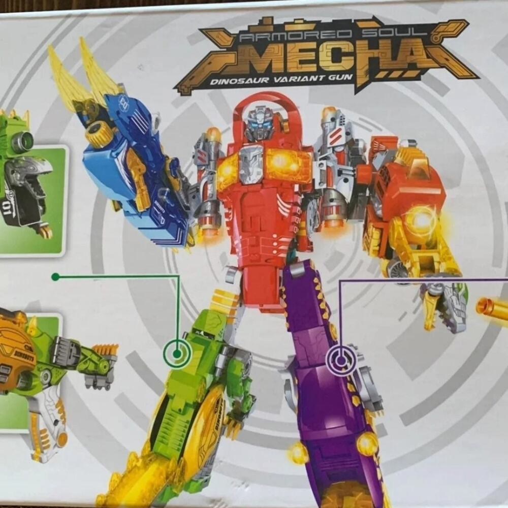 Action figure Mecha NWT dinosaur variant gun Stegasaurus
